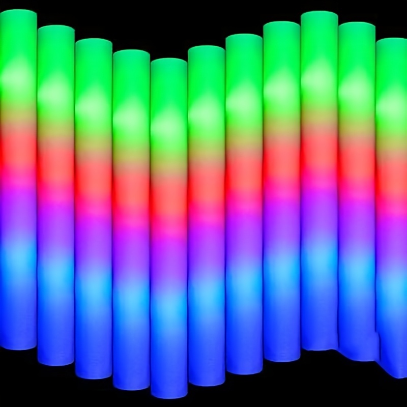 30Pack Foam Glow Sticks for Parties