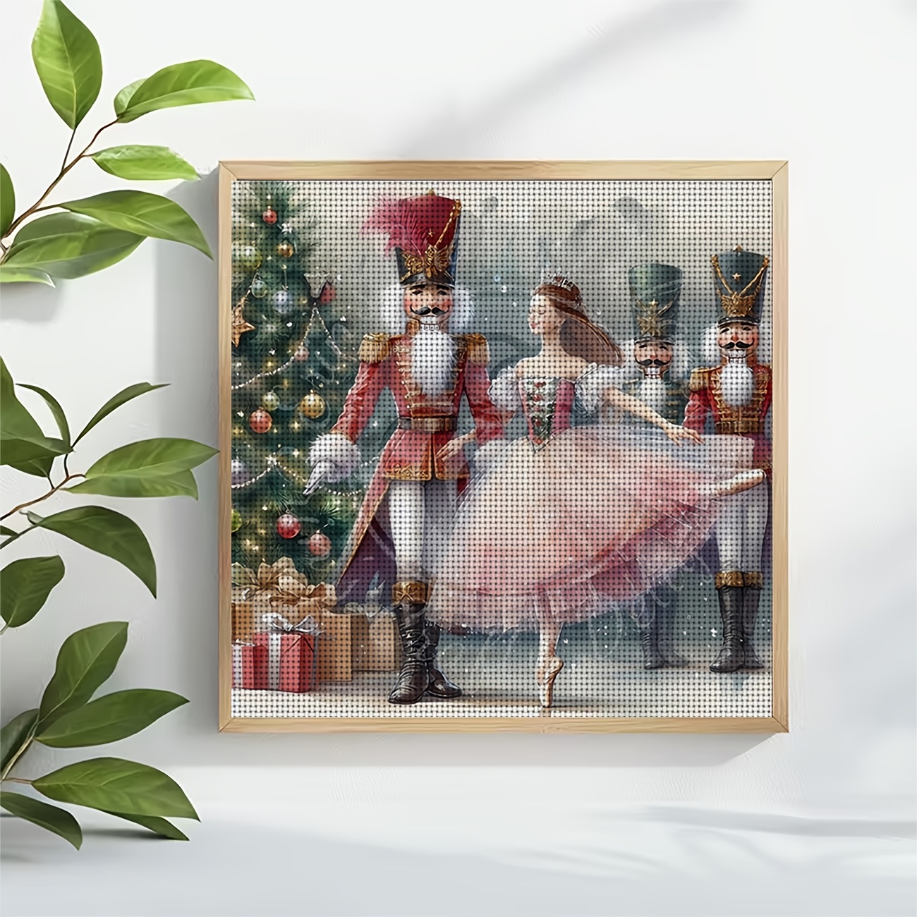 DIY Cross-Stitch Printed Kit, Ballet and Nutcracker Design