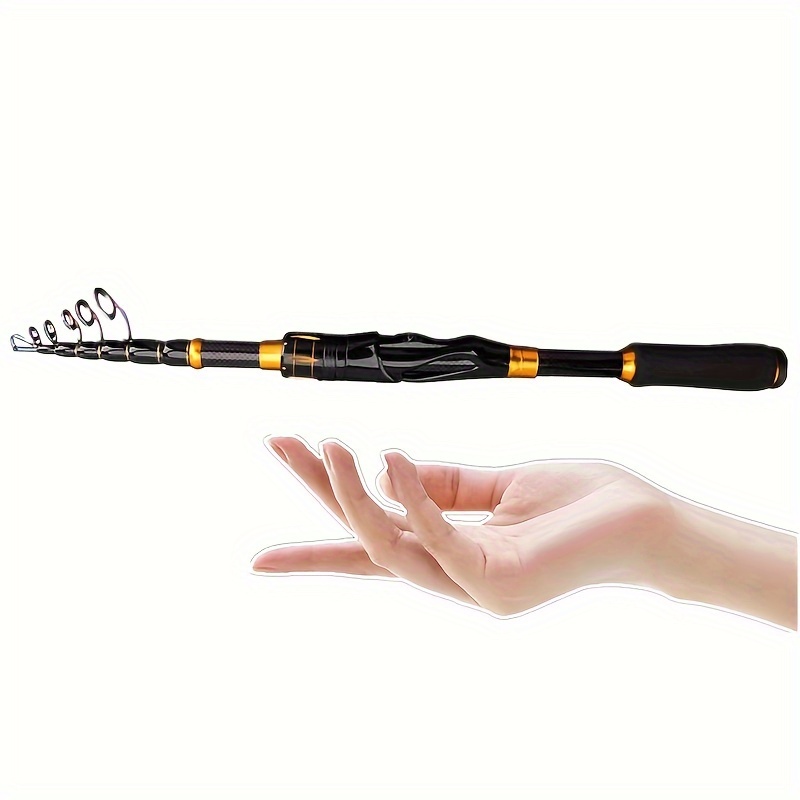 Fibre Optic Fishing Rod - Telescopic Short Section Fishing Rod - Fishing  Tackle Accessories and Equipment for Bass Boats with Frosted Handle, Trout Fishing  Tackle Povanjer : : Sports & Outdoors