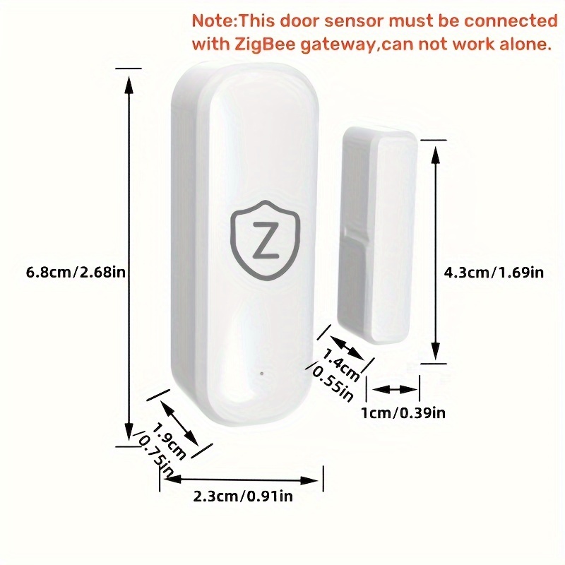 Zigbee Door Sensors: Smart Door Open/close Detectors, Wireless Window Sensors With App Notification Alerts, Contact Sensors, Alexa Compatible