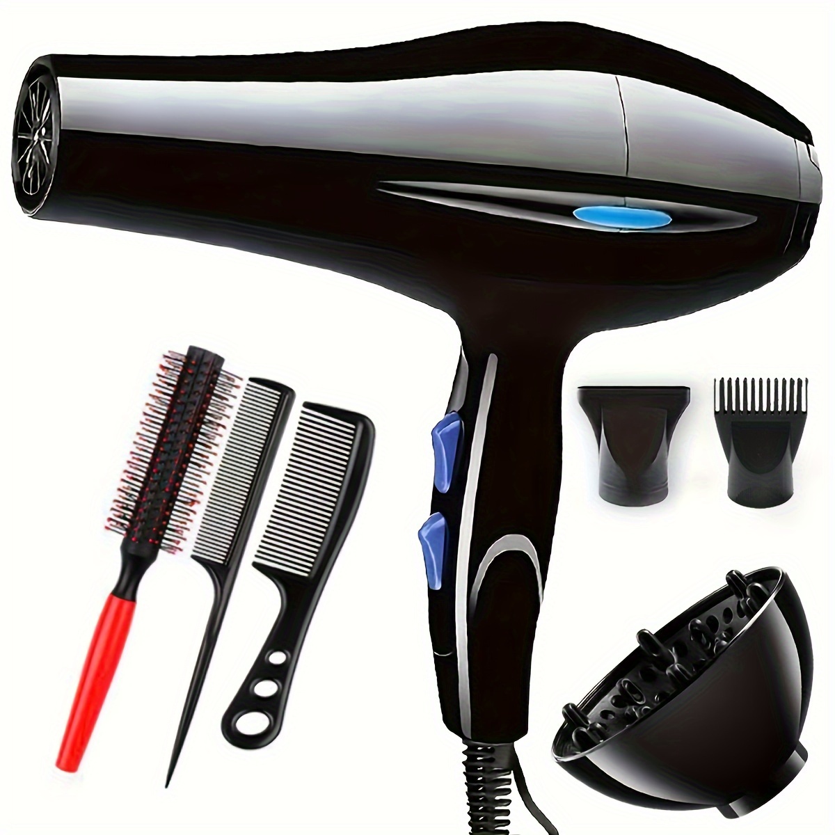 

Professional Hair Dryer, Non-damaging, With Hair Styling Accessories, Gifts For Women, Mother's Day Gift