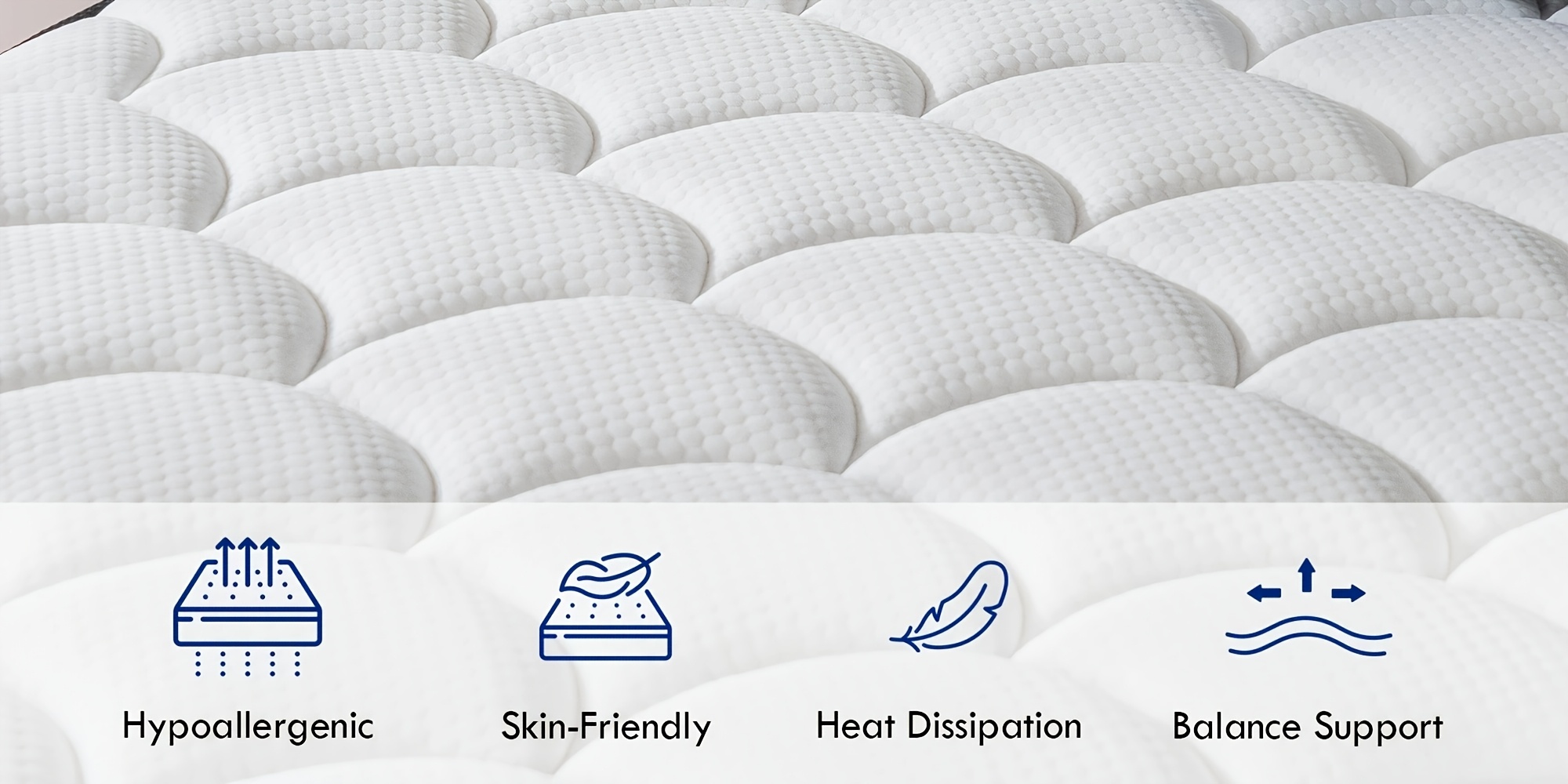 QUEENROSE 5-Zone Pocket Spring Mattress