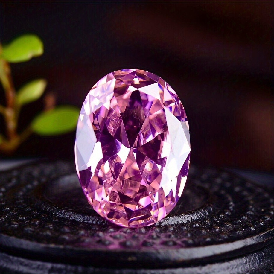 

Stunning 8 Carat Pink Oval Cubic Zirconia Stone, 10x14mm - Perfect For Diy Jewelry Making, Earrings, Rings & Accessories