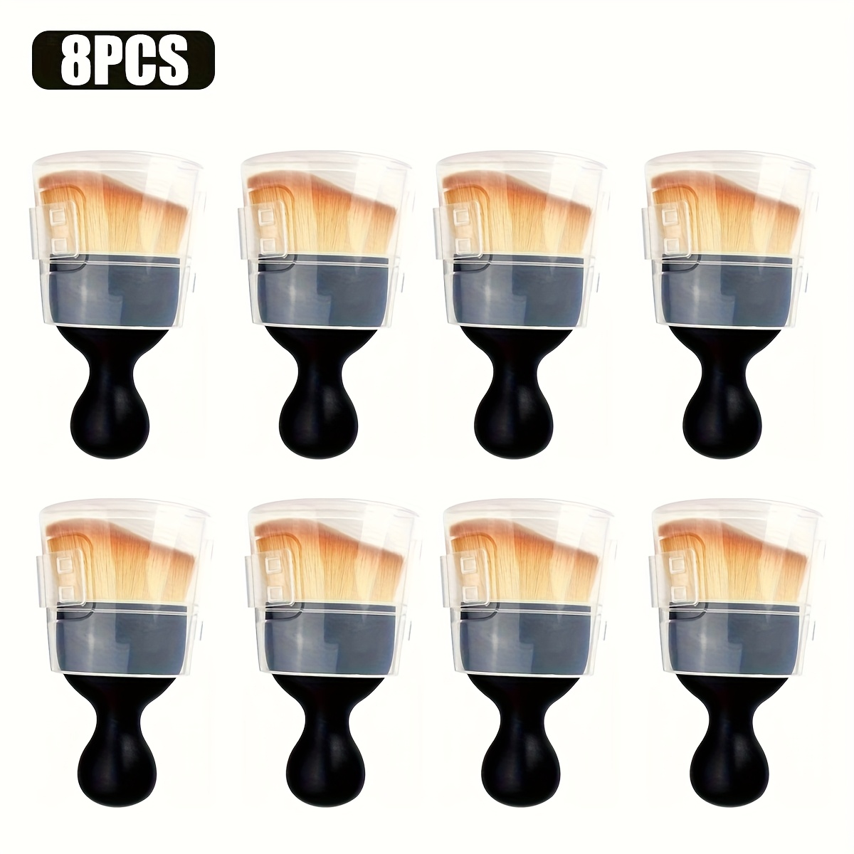 4/6/8pcs Car Interior Cleaning Tool Brush with Cover Car Brush Car... product image 7