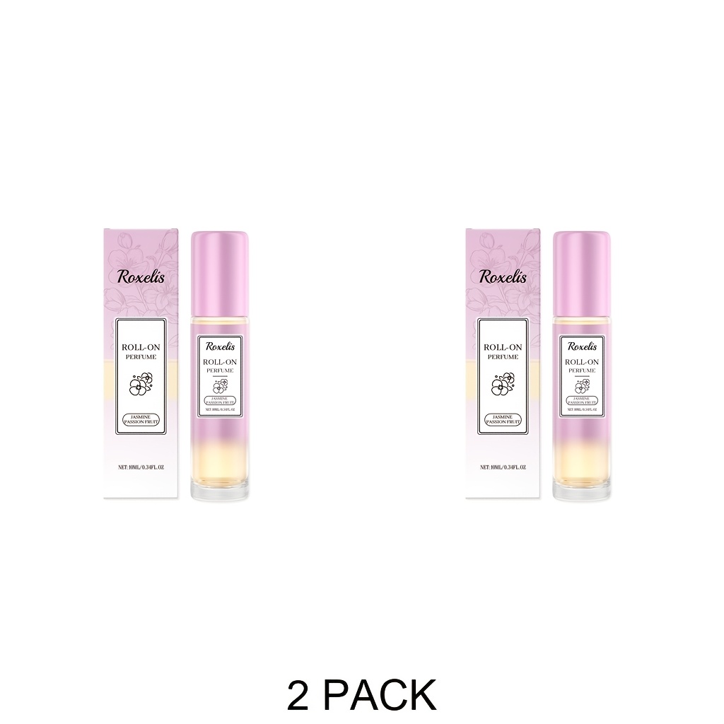 Image of 2pcs Jasmine Perfume, Rich Floral And Fruity , Designed For Women, Premium Perfume Gift