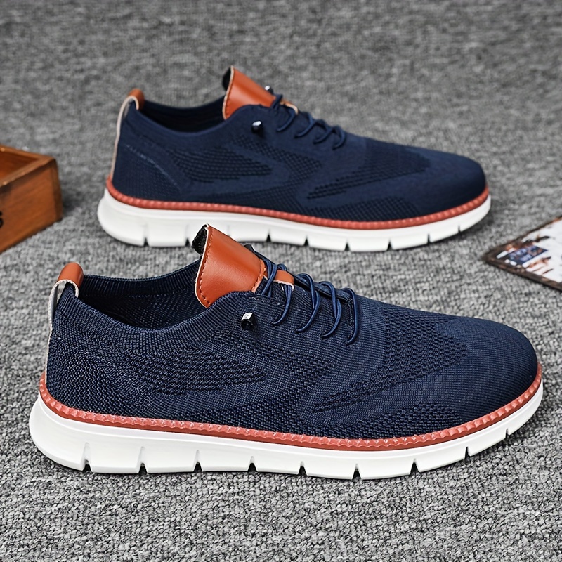 Summer and Autumn Flying Woven Casual Sports Shoes