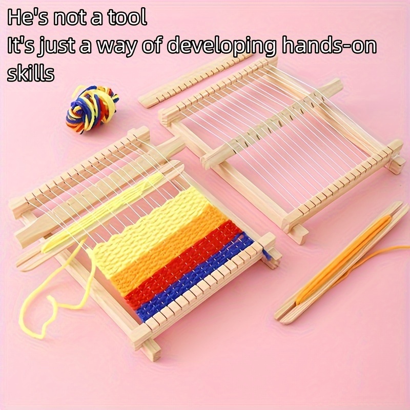 

-yourself, Textile Machine Technology Small Production, Hand Weaving Science Education, Educational Frontier Set Factory Wholesale, -yourself, Assembled Interesting Gift Gifts