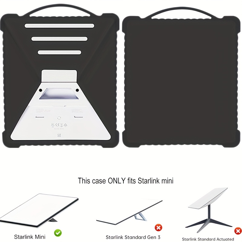 Étui de Protection Adapté pour Antenne Mini Starlink, Coque Intégrale -Choc et Résistante à la Corrosion UV - Manchon Protecteur Complet contre les Signaux Extérieurs lors des Voyages
