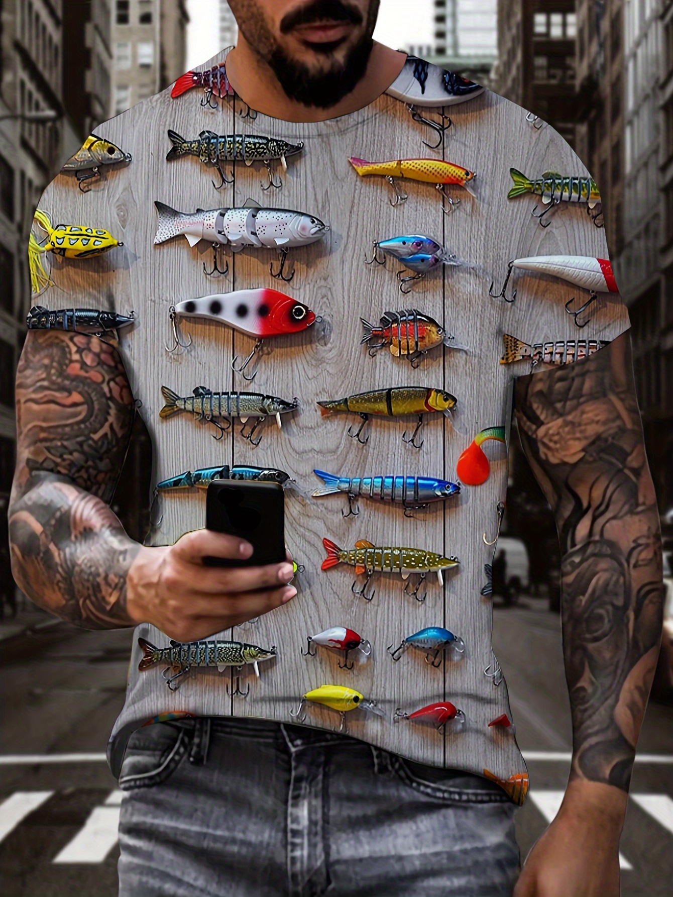 Bass Fishing Shirts - Temu