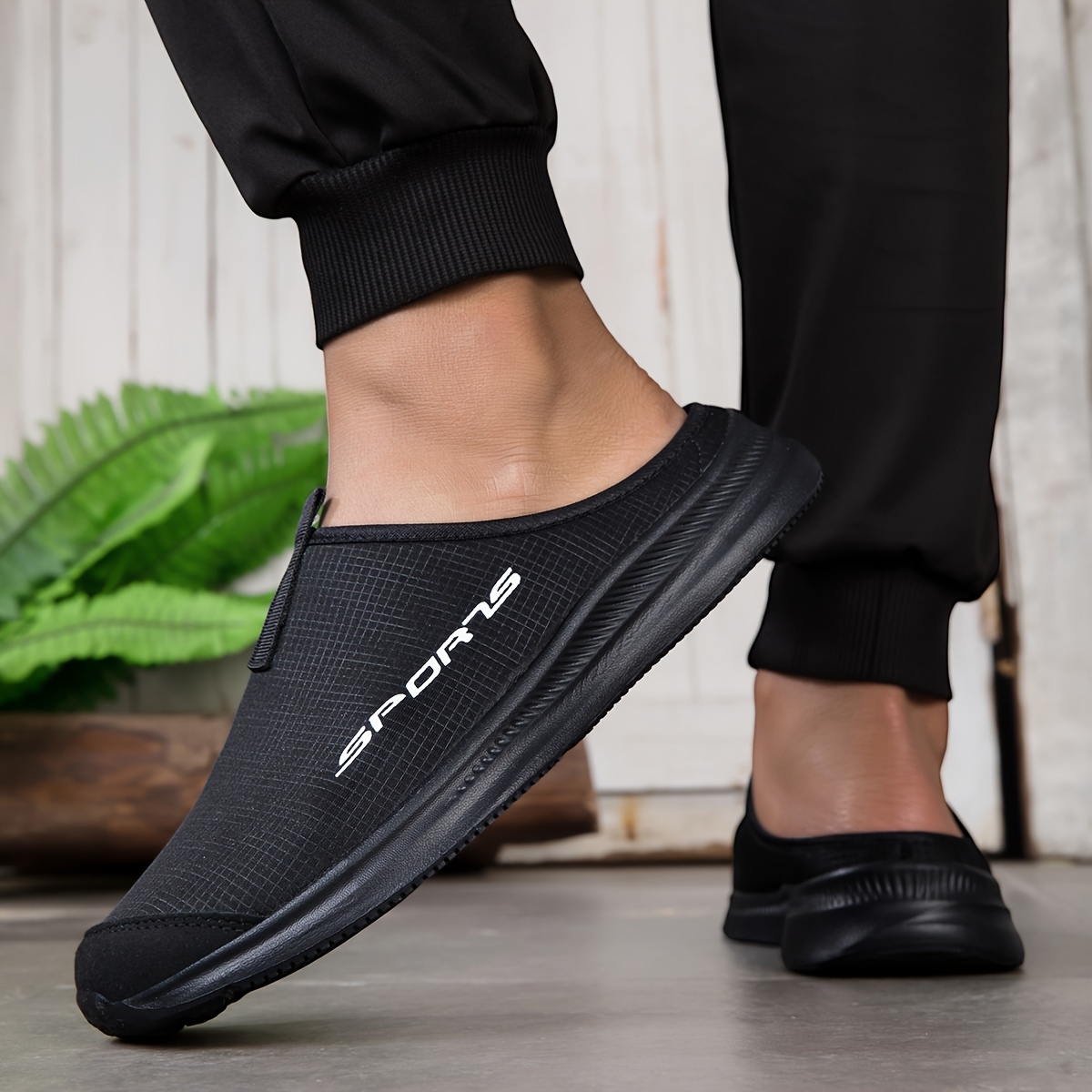 backless shoe sold on Temu United States