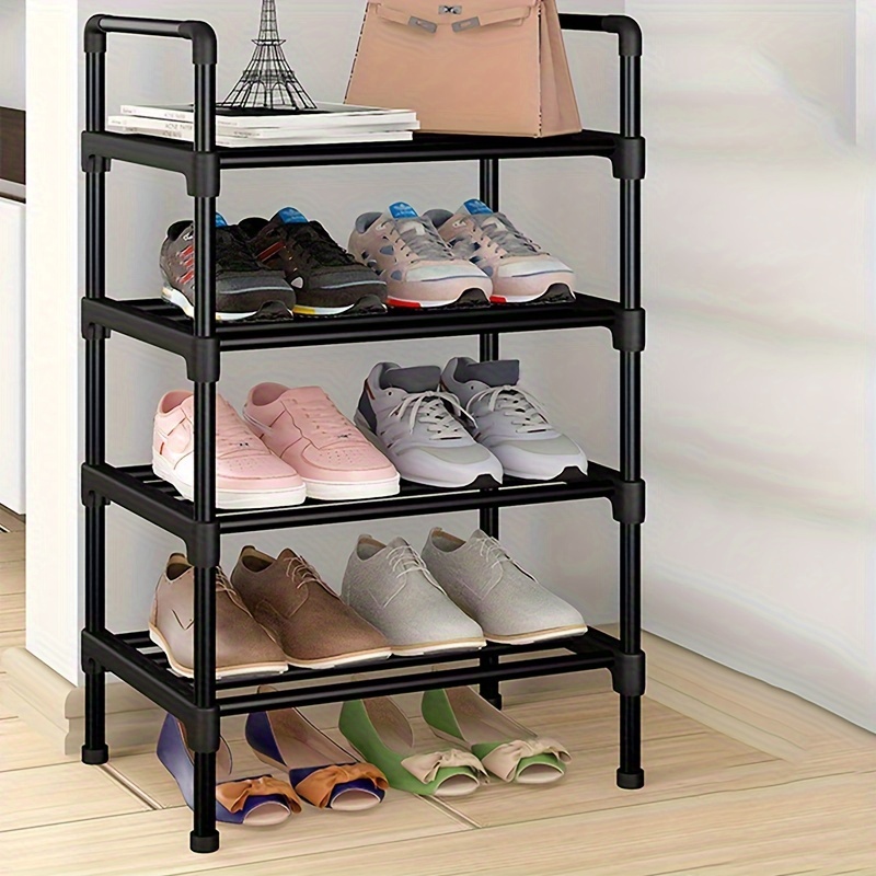 

1pc, Étagère à chaussures simple élargie, multi-niveaux, , , pour porte, petit armoire à chaussures multifonctionnelle pour dortoir, étagères de rangement économiques