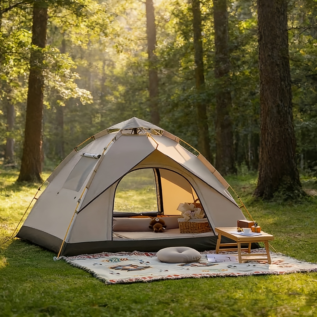 zelt wetterfest 3-4 Personen Camping Zelt, Ultraleicht, Kleines Packmaß, Wetterfest –  NORDBÄR main image 0