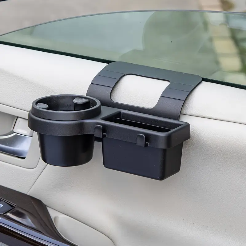 car multi functional mobile phone storage box car key storage window and door clutter water cup holder window storage holder car cup holder window cup holder hanging car door side window cup holder with storage and organization tray Product details 6