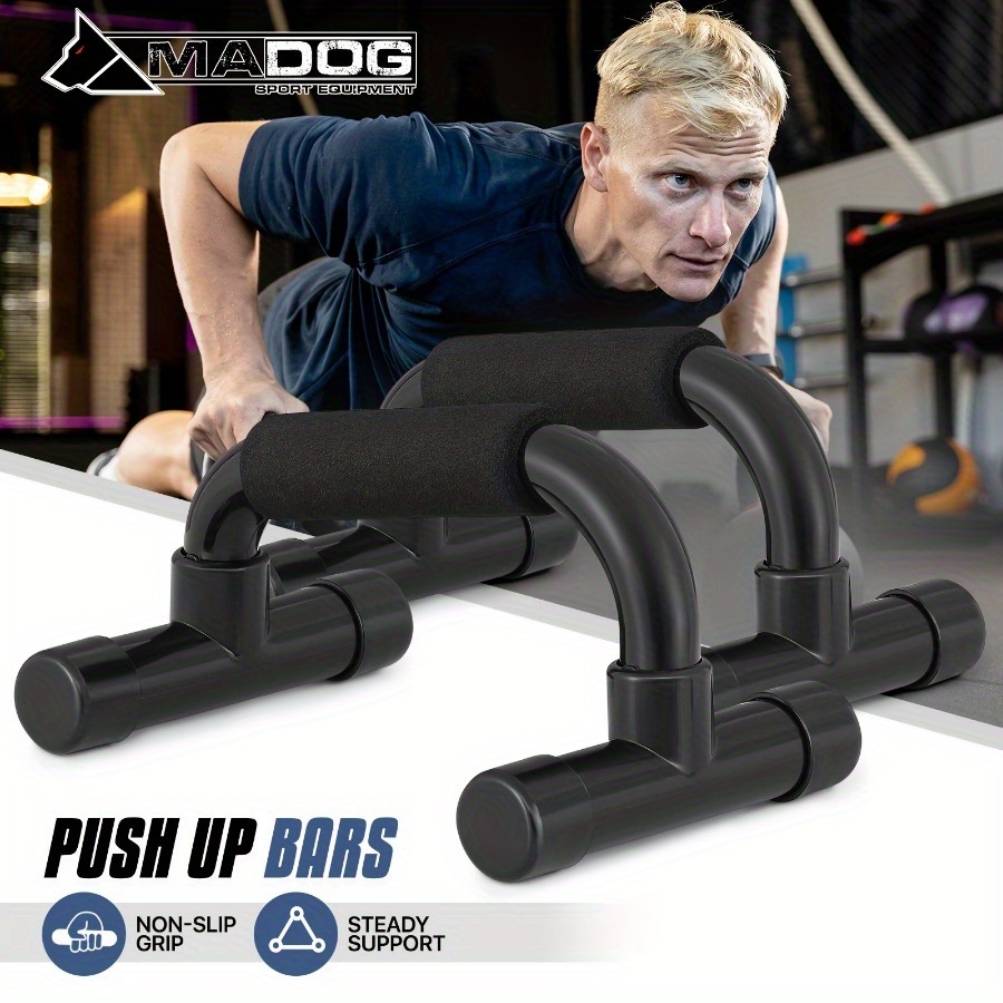 High Tactical Perfect Push Up Bars, Heavy Duty Pushup Handles With Sponge Grip, Non-Slip Floor Exercise Push Up Bar For Men Women, Home Gym Workout Equipment For Calisthenics And Upper Body Exercises