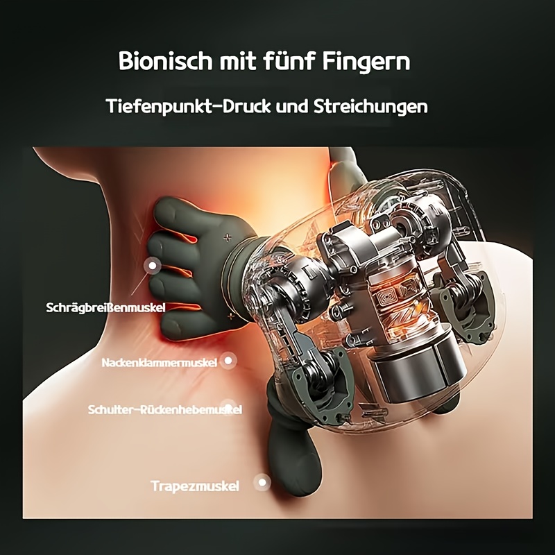 a bionic neck and shoulder massager with heating function this electric kneading muscle massage pillow is designed for full body including the neck waist and legs it features three making it ideal for post exercise and everyday use Product details 1