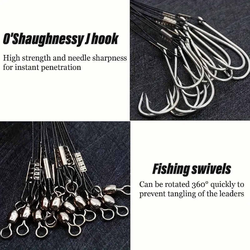 cable shank fish hook Big Game Rig, 5ft Wire (200lb), Circle Rite Angler Tsunami SaltX Long Shank J Hook 2x Wire Black Nickel 7/0 Cost $5.99 Buy Nako Power