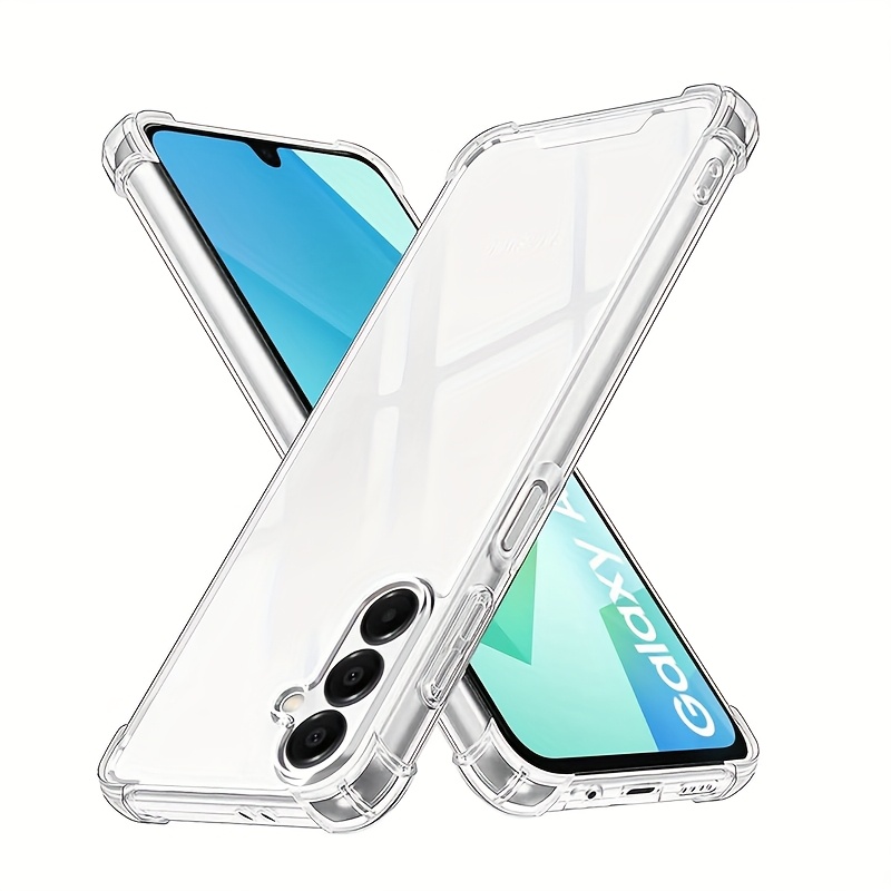 TEMU Coque de téléphone - Coque de téléphone transparente pour Samsung Galaxy A16 4G/5G, avec renforcés pour une protection accrue, capacités