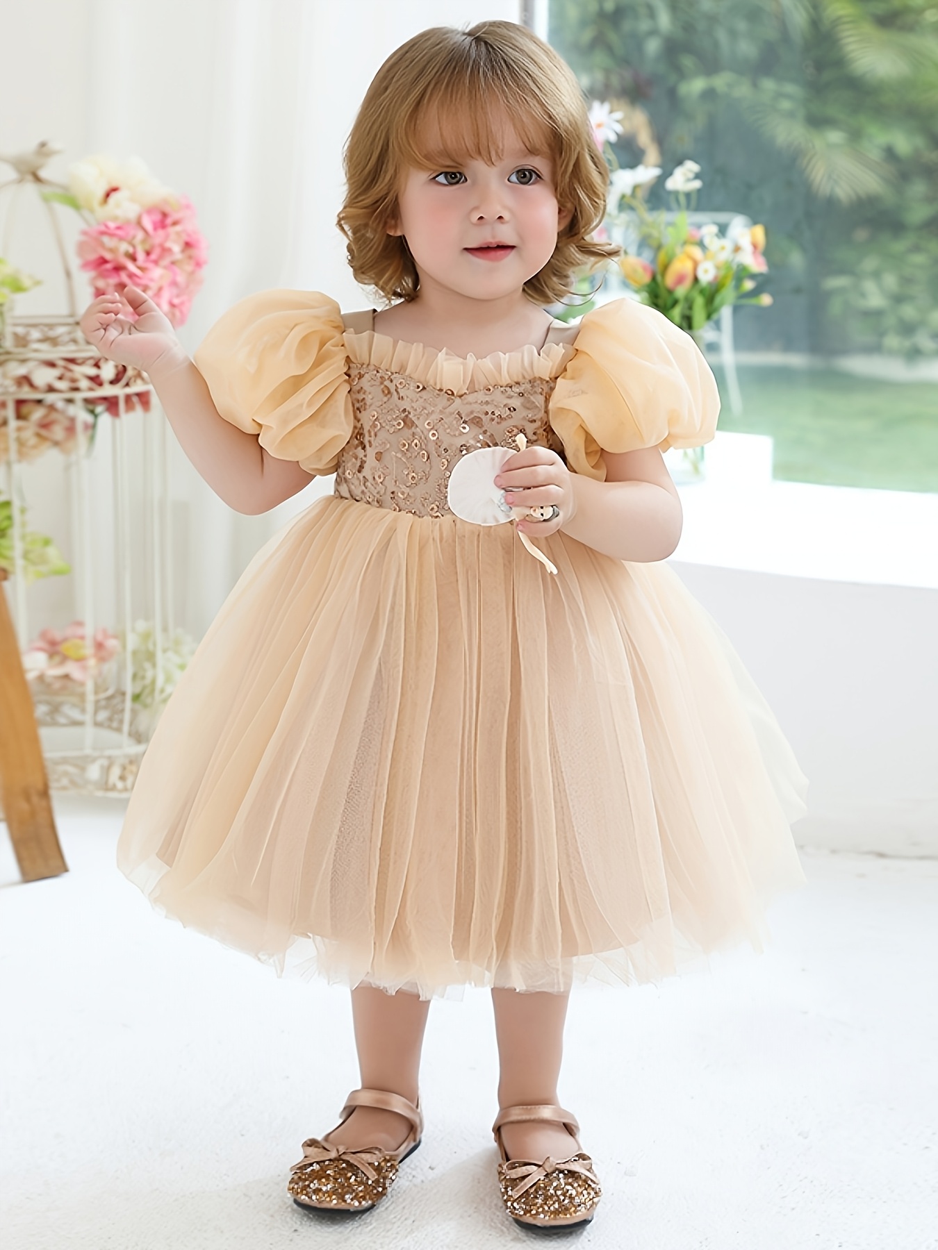 birthday dress for 4 year old girl Light Barbie Pink First Birthday Dress for Kids | Shop Today main image 1