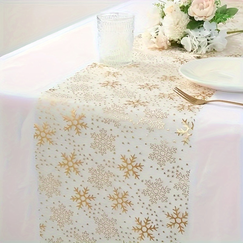 

1pc/2pcs Christmas Table , , Rectangular, , , For Table, , Kitchen, Dining Table, , , Decor