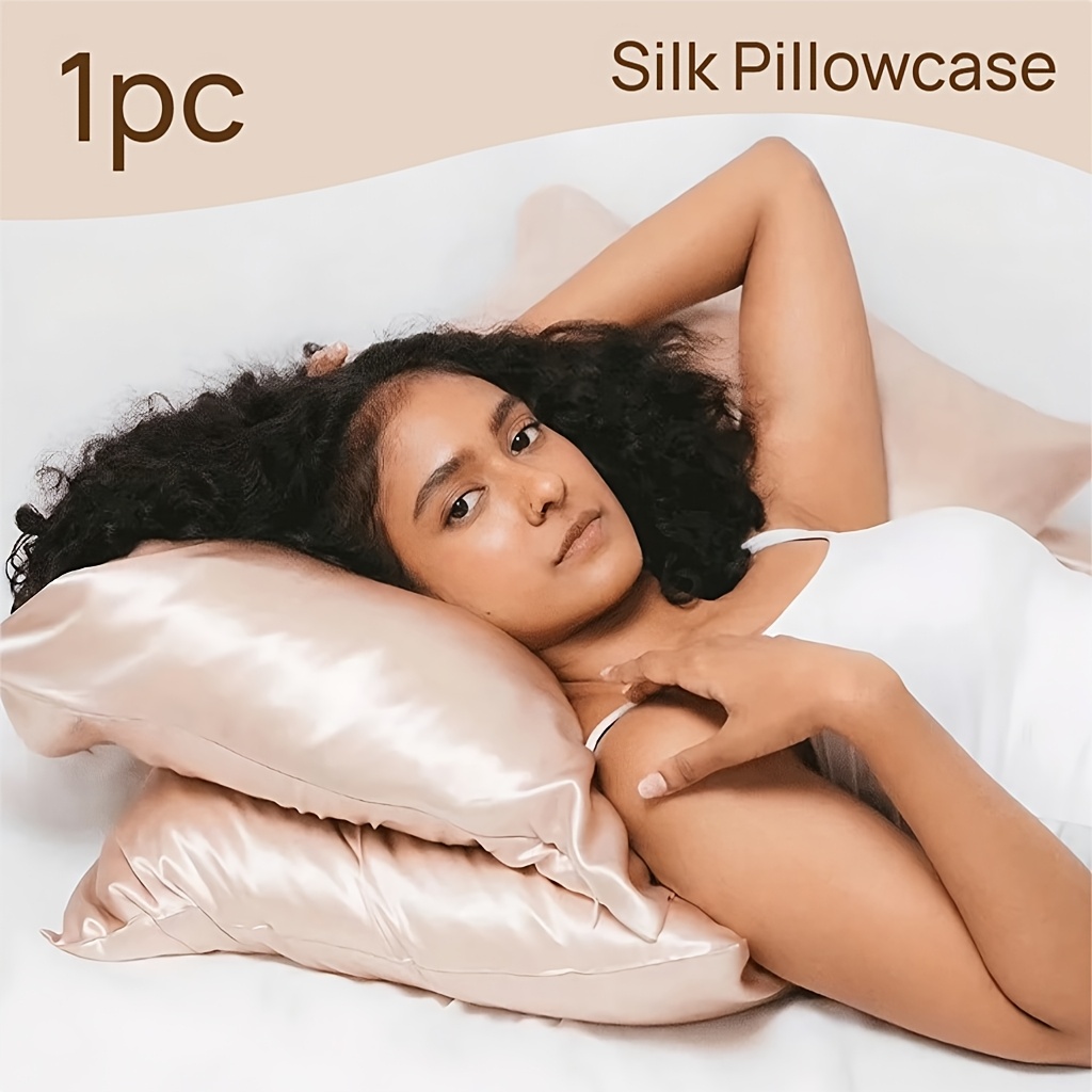 silk pillow case sold on Temu United States