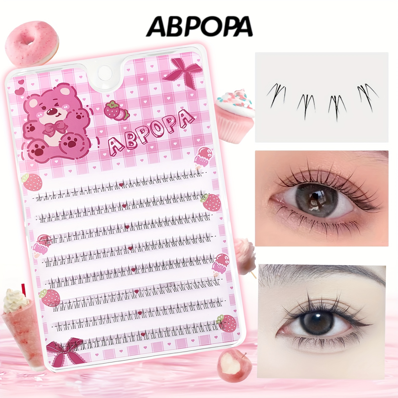 

Abpopa 192pcs, Simulated Eyelashes, And , And Fluffy, A -have Eye Makeup For , A For Halloween And Christmas.