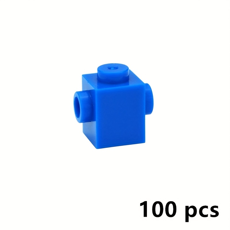 100pcs 1x1 Thick 2 Sided Brick Building Blocks Compatible with 47905