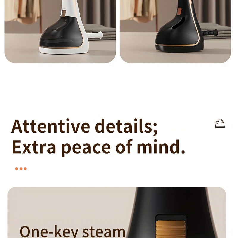 US Plug-in 3-Speed Garment Steamer with Large Water Tank, Gentle Heat & Multiple Ironing Modes - Lightweight Ergonomic Design for Quick Wrinkle Removal, Home & Professional Use, Clothes Ironing, Sleek Iron, Durable Construction 29 US Plug-in 3-Speed Garment Steamer with Large Water Tank, Gentle Heat & Multiple Ironing Modes - Lightweight Ergonomic Design for Quick Wrinkle Removal, Home & Professional Use, Clothes Ironing, Sleek Iron, Durable Construction