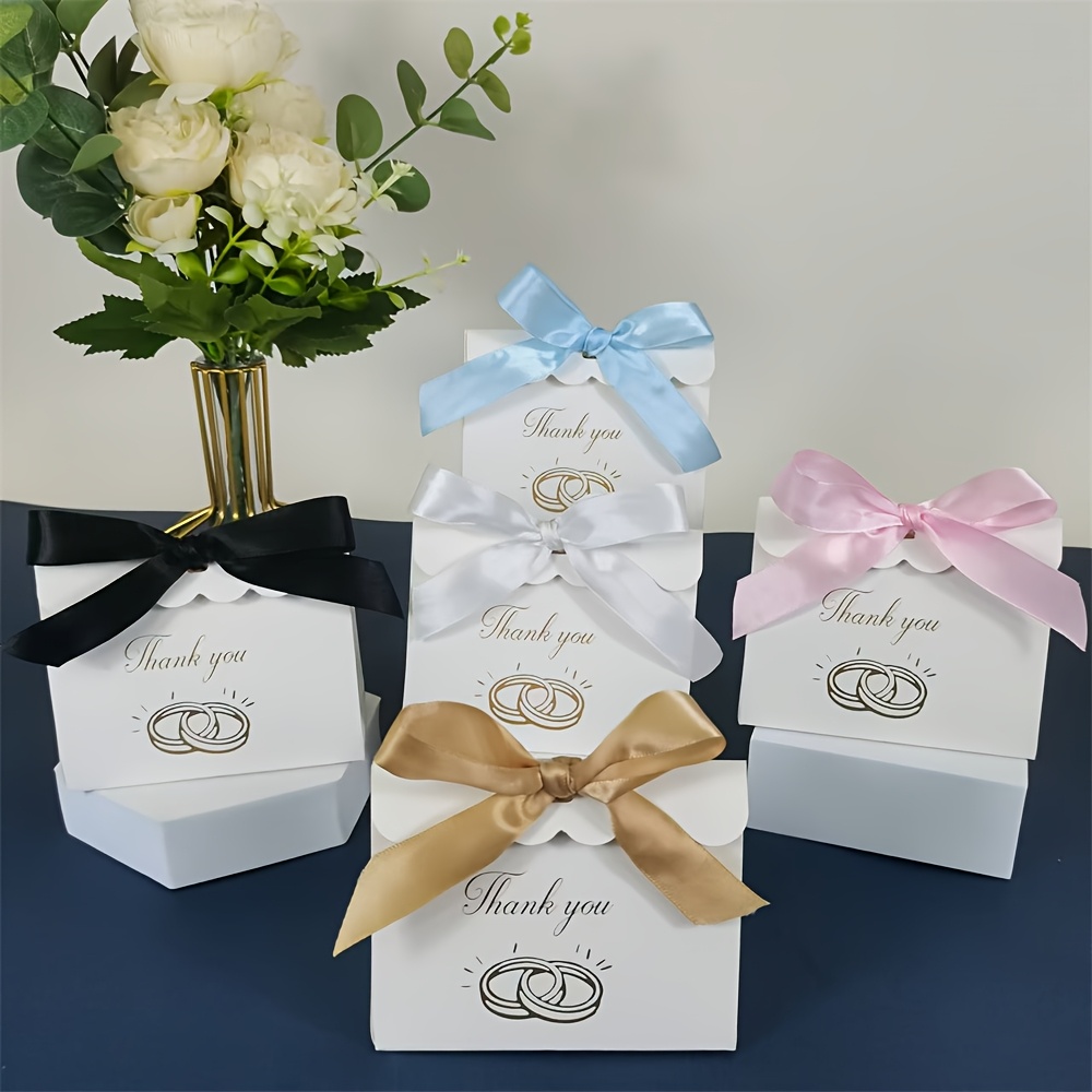 10pcs Creative Mini Thank You Gift Box Packaging