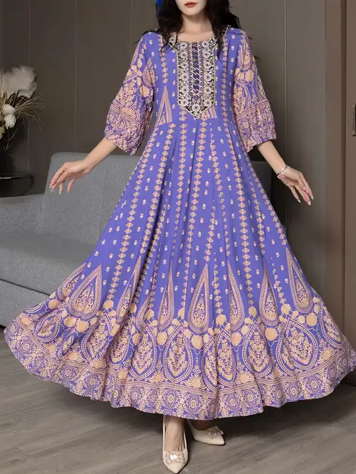 long sleeve mexican dress Chilac Embroidered embroidered by artisan women in Mexico Kids Child Girls Mexican Traditional