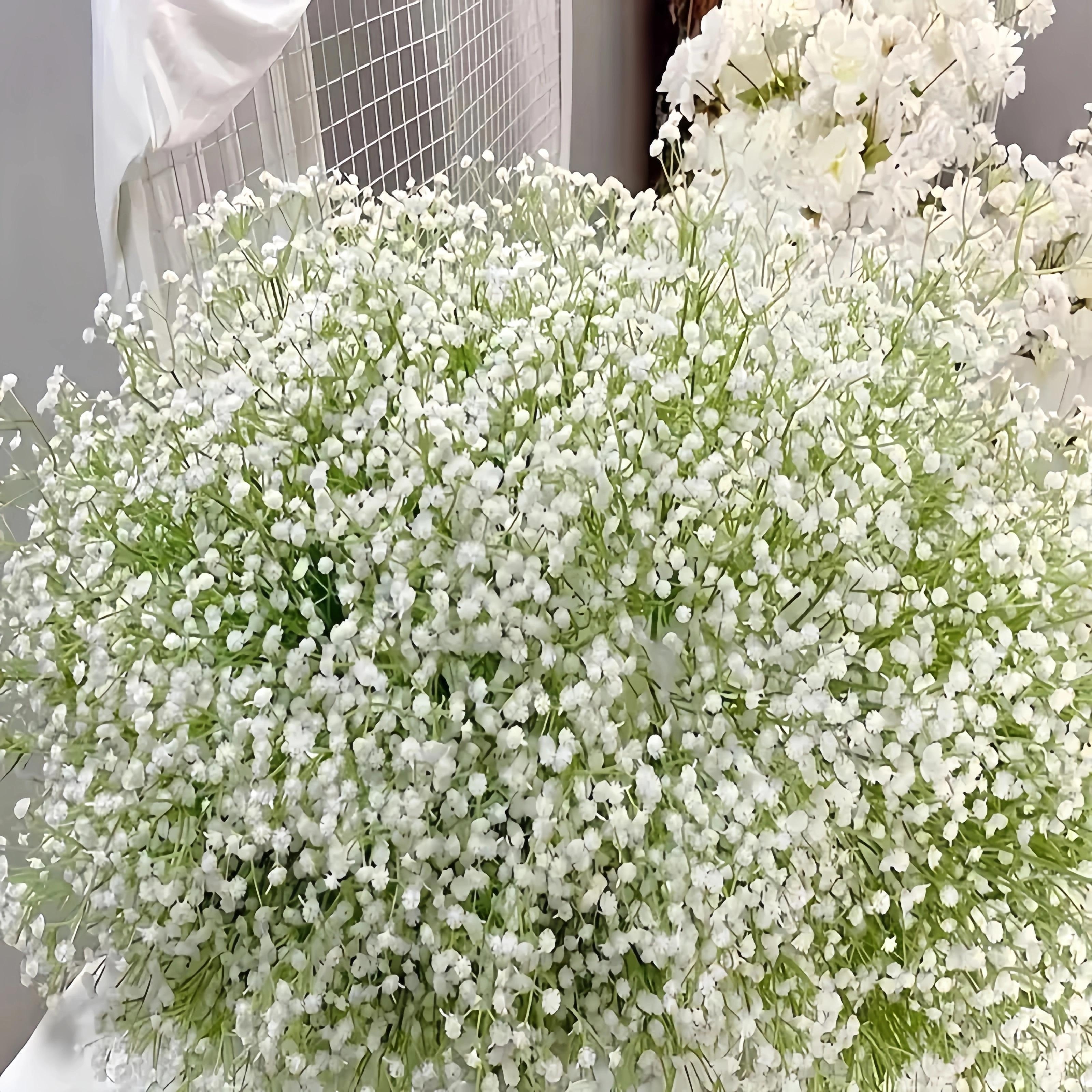 

36 Pcs Faux Gypsophila Stems - Realistic Artificial Flowers For Wedding, Engagement, Christmas, , Thanksgiving, Valentine's Day, Mother's Day - Versatile Plastic Floral Decor Without Container