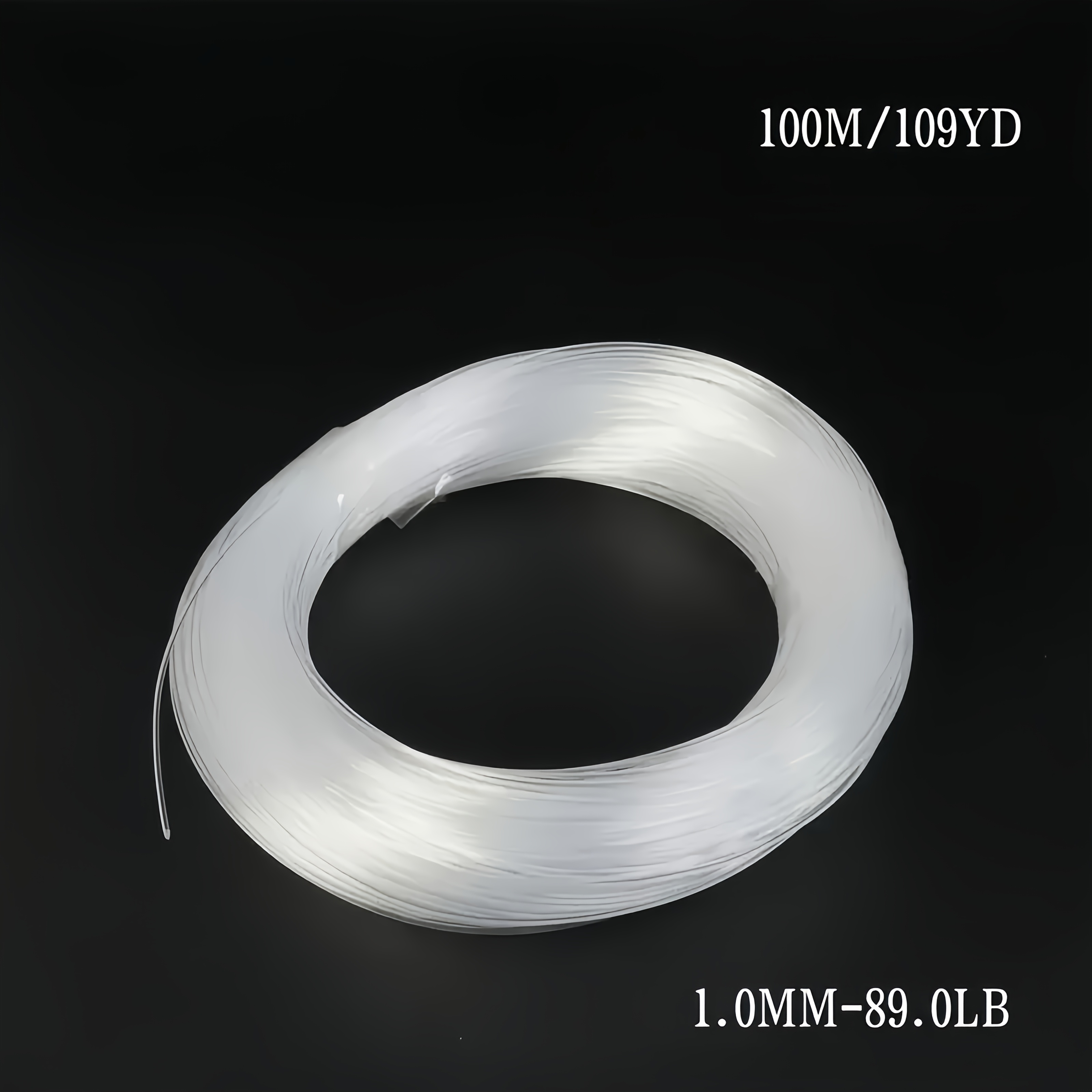 TEMU 109 Yardas de Línea de Pesca de Nylon Transparente de Resistencia - , Duradera y de Lanzamiento Largo, Adecuada para Pesca en y , Soporta 200