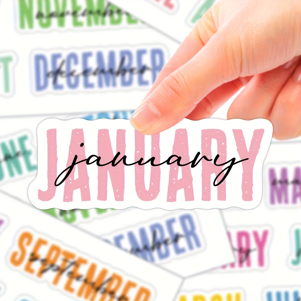 60 monthly planner stickers creative calendar decoration   stickers festive aesthetic diary stickers date page marker index labels colorful doodle calendar stickers suitable for gifts for birthdays weddings anniversaries
