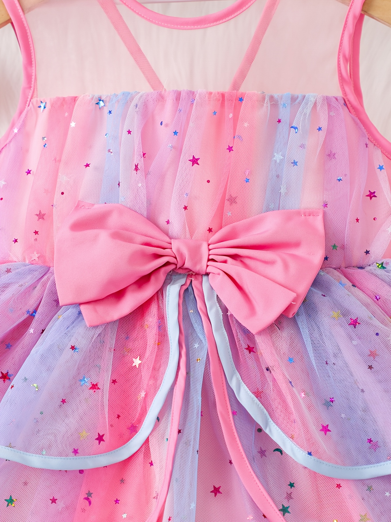 girls summer fashion dress knee length polyester mesh - Temu Mauritius