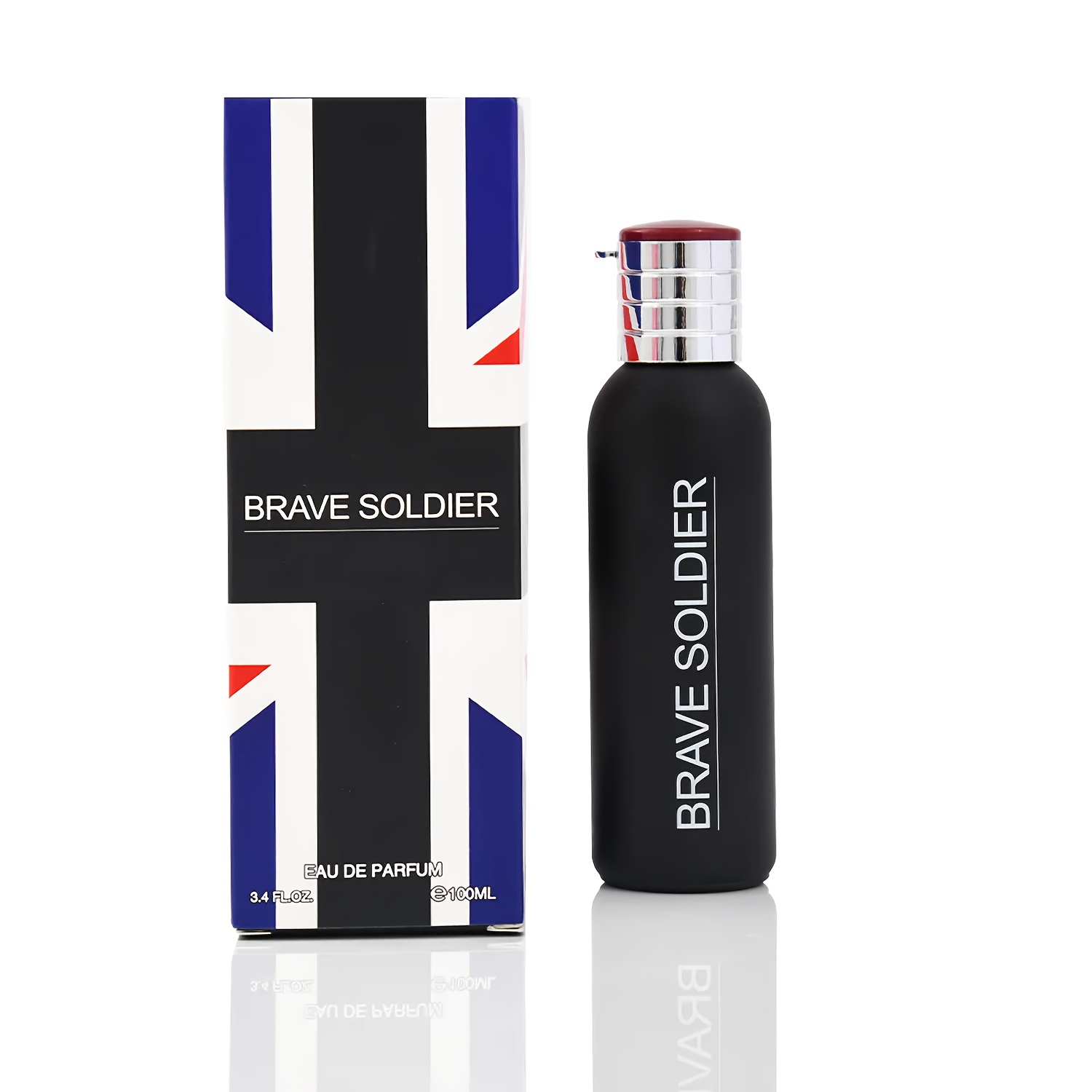 Brave Soldier Men'S Eau De Parfum, 3.4 Fl. Oz Men'S Fragrance - Spicy And Long-Lasting Woody Scent, Men'S Cologne, Suitable For Romantic Dates And Daily Life, A Valentine'S Day Gift For Boyfriend, Men'S Fragrance Modern Bottle Design
