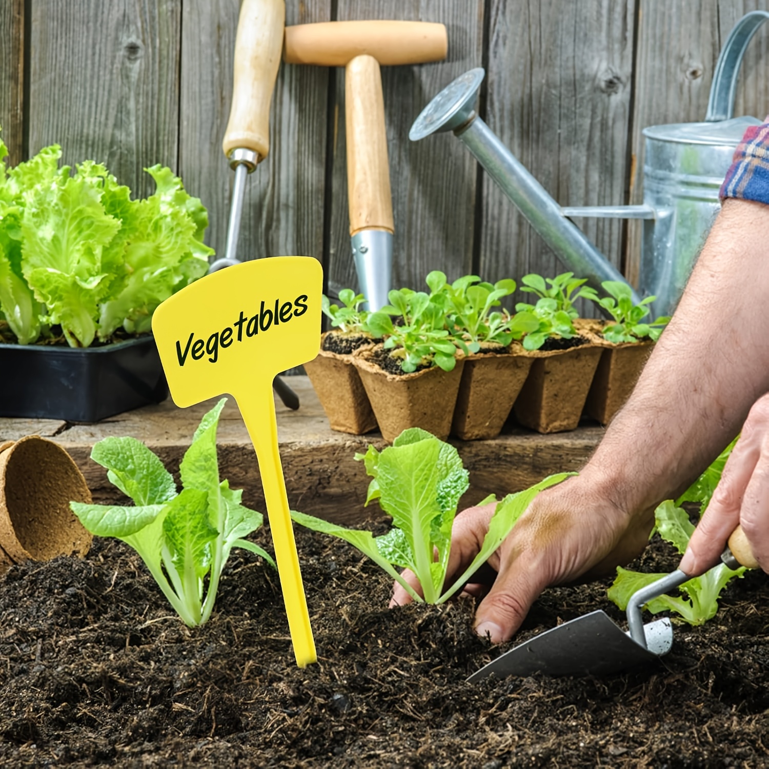 20pcs set farm specific snail and slug trap kit   5 jars 5 lids 10 garden labels reusable plastic material suitable for large vegetable gardens and   gardening tool Product details 7