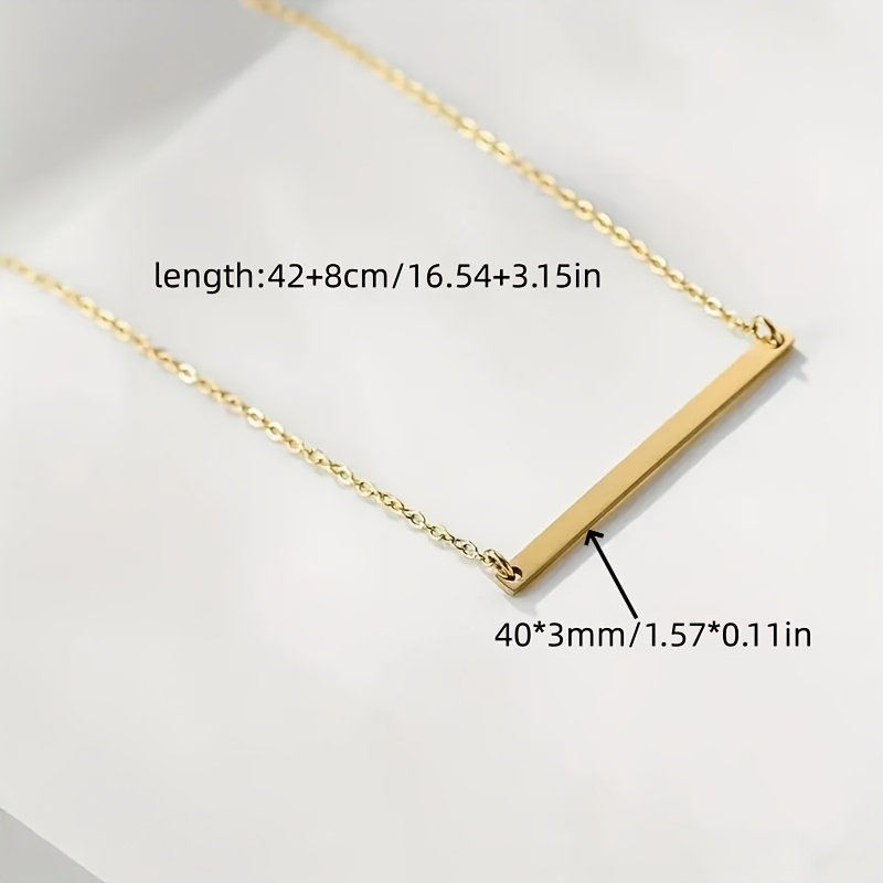 Women's Minimalist Long Geometric Pendant Necklace