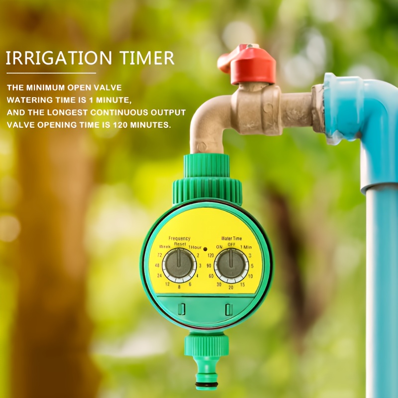 TEMU Timer per irrigazione da giardino con filettatura standard europea, controller digitale programmabile per a , per cortili domestici, e fattorie