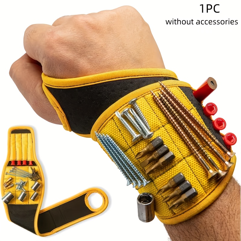 E-shop Verstellbares magnetisches Herren-Armband Geschenk - Premium Werkzeuggürtel, vollständig magnetisches Werkzeuggürtel-Armband zur Sicherung von