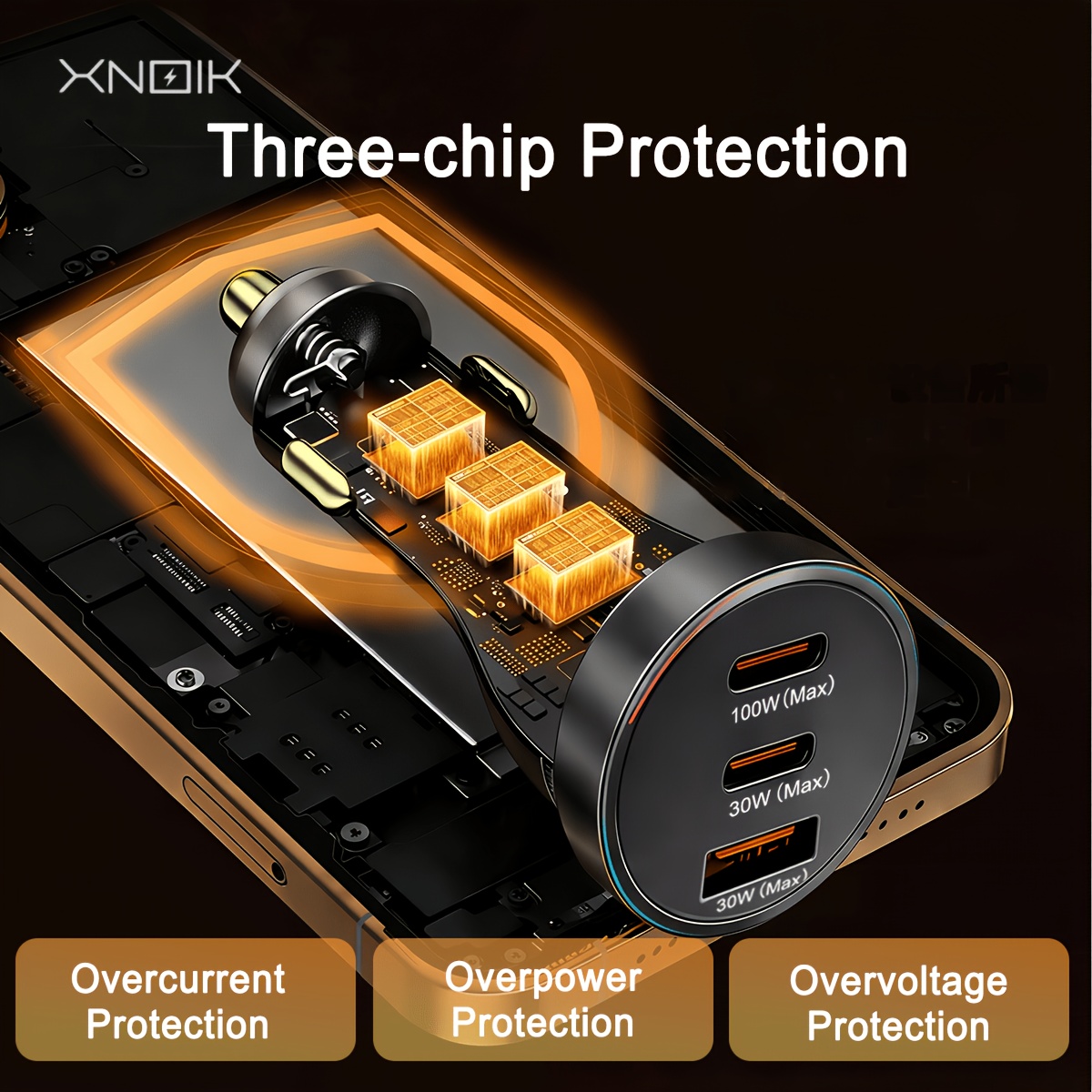 Kit chargeur de voiture 160W pour Starlink Mini avec câble d'alimentation DC USB-C de 3 m, charge rapide 3 ports, sortie haute puissance stable, câble durable à faible résistance, adaptateur de véhicule Plug and Play pour voitures, SUV, camping-cars, voyages d'été, camping et voyages en plein air