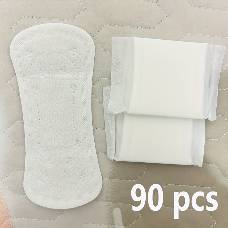 60pcs/90pcs Disposable Small Pads, 15.5cm (6.1in) Long, Ultra-thin And Breathable, Regular Absorption, Party And Daily Use