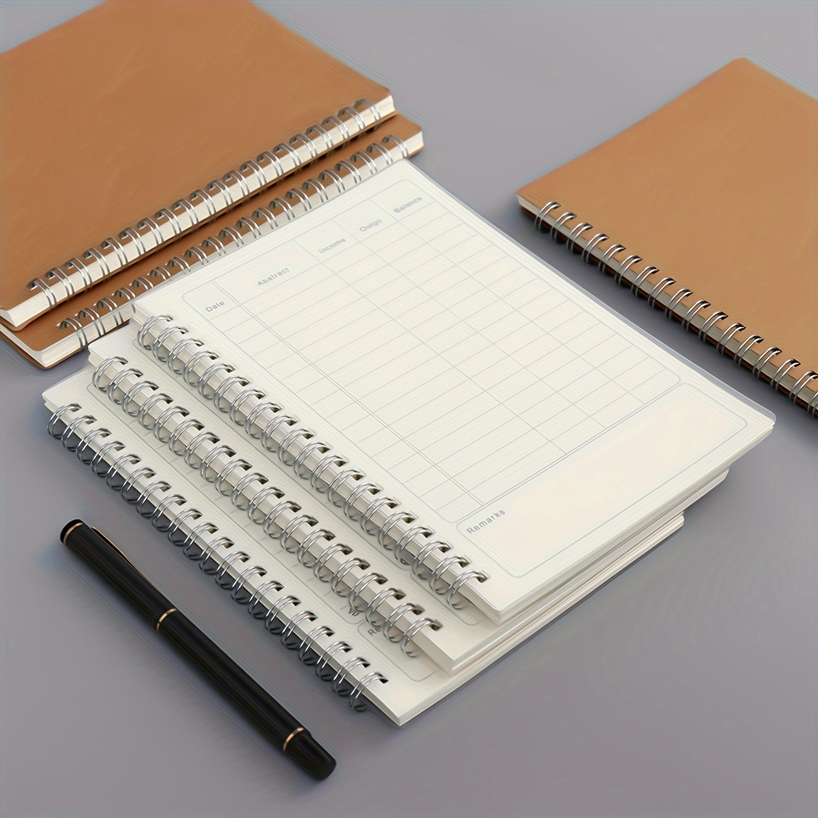 

1pc Notebook With 60 Inner Pages Suitable For Home, Supermarket Accounting And Office Use