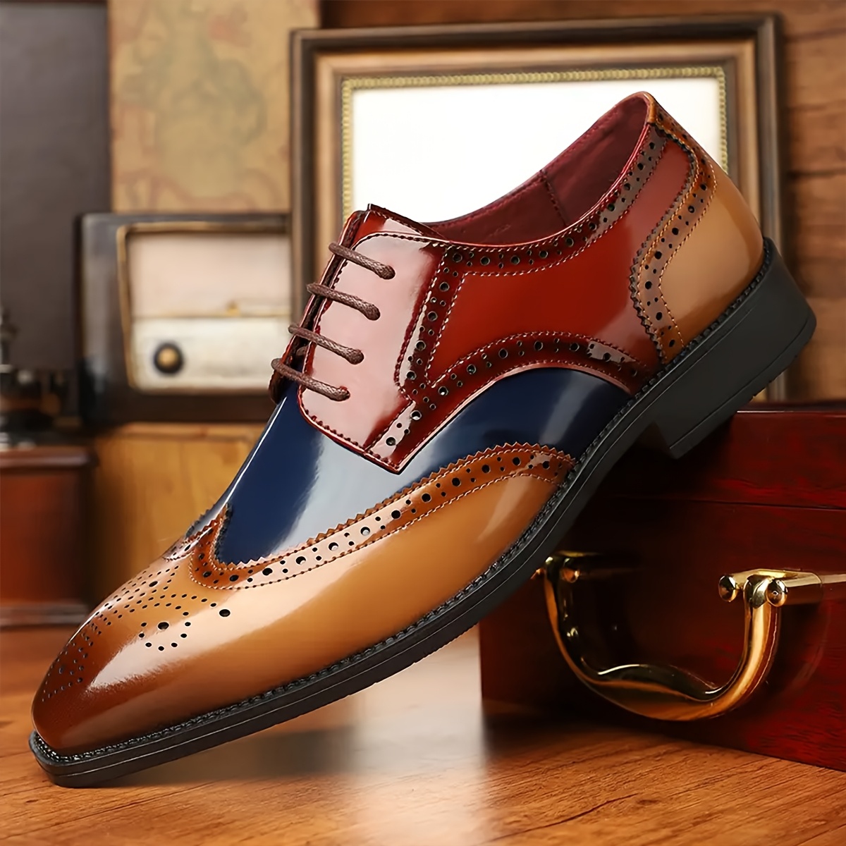 mens business casual shoes men's shoes temu