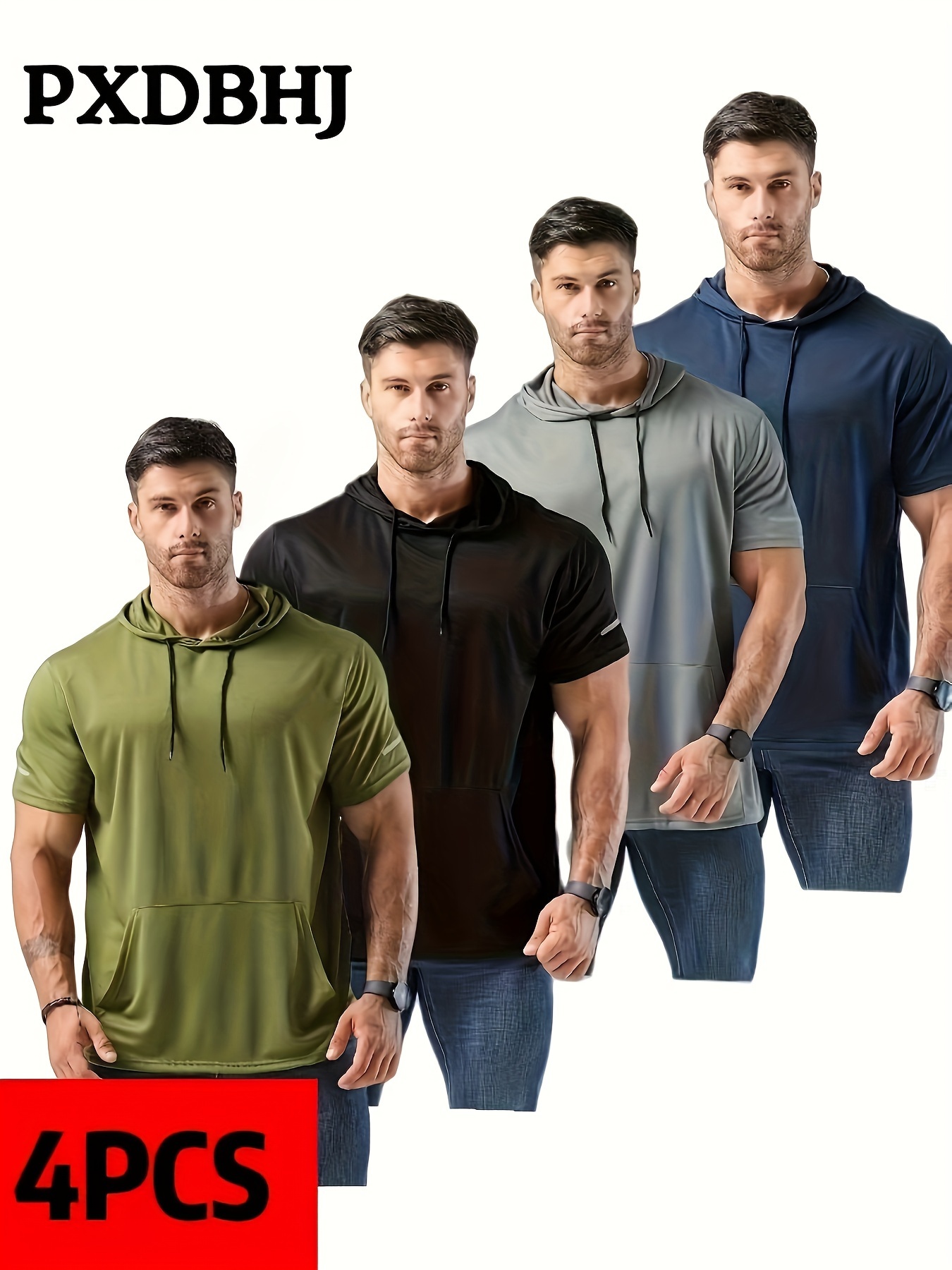 short sleeve hoodie sold on Temu United States