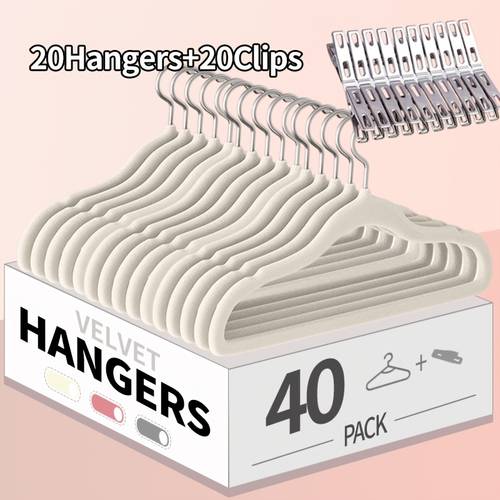 conjunto de 40 cabides de pelúcia infantis com . cabide de roupas infantil para uso doméstico, embalagem, cabide de roupas infantil durável adequado para uso diário por crianças pequenas (rosa aleatoriamente)