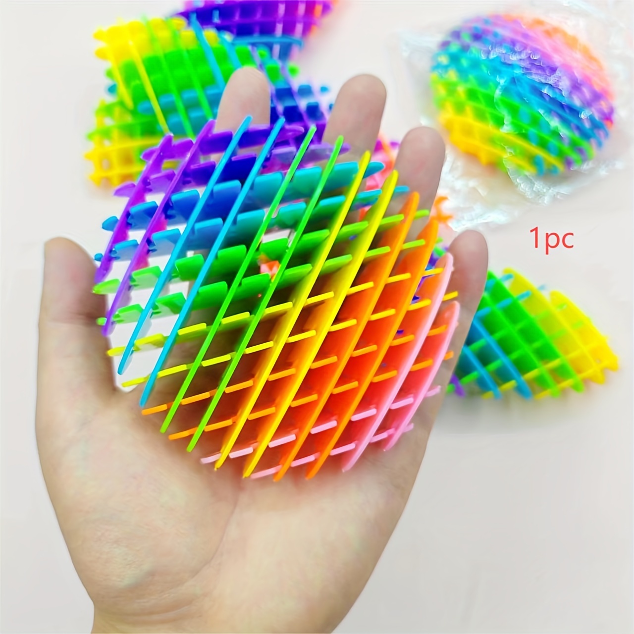 Glowing Finger Telescopic Tennis Toy Random Colors
