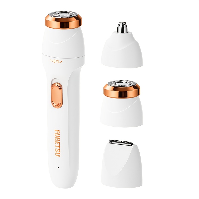 TEMU 3-in-1 Women's Electric Shaver, Multifunctional Depilator, Bikini Trimmer, Usb Rechargeable. Suitable For Legs, , Underarms, Full Body Bikini