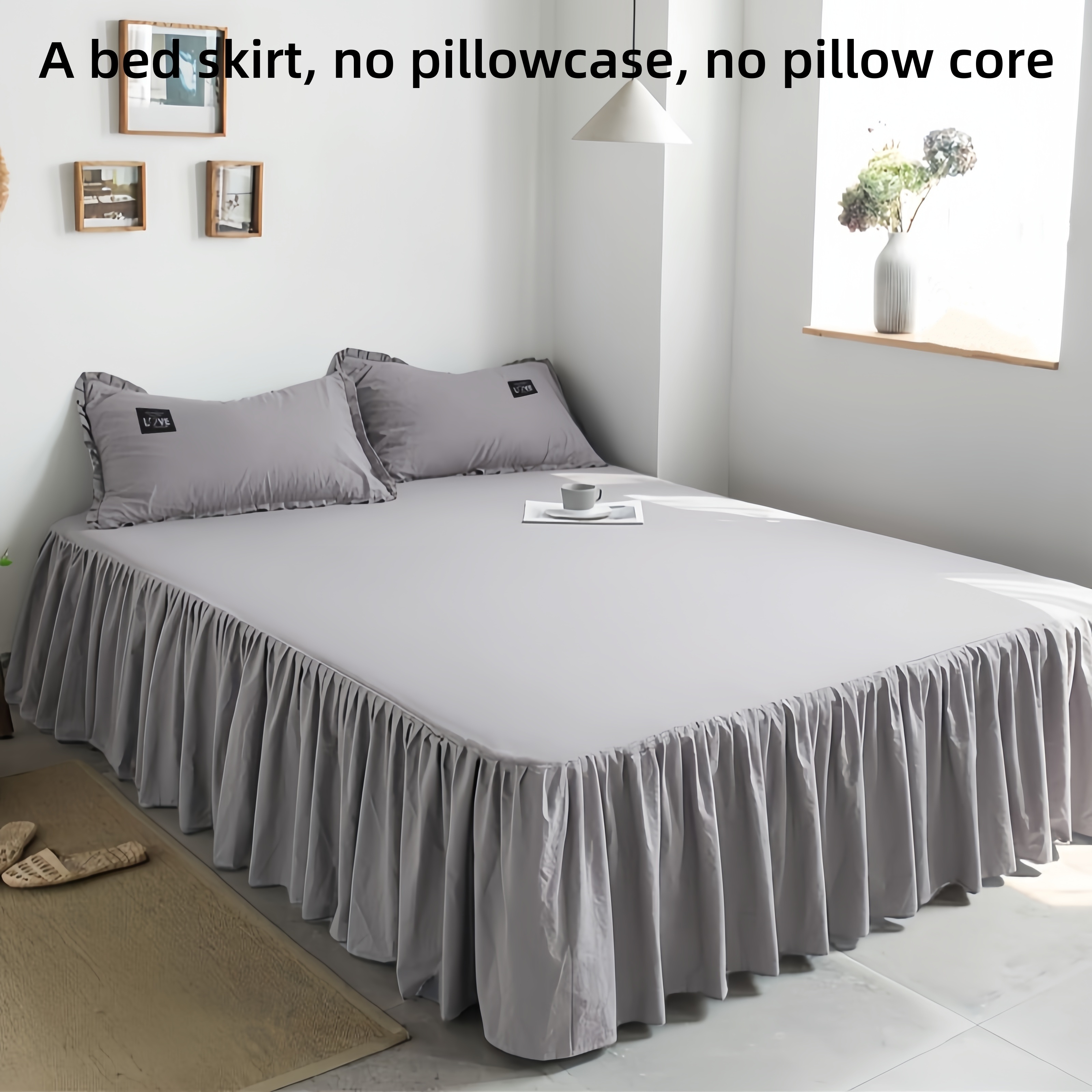 1pc Bed Skirt Wrap Around Elastic Adjustable Bed Skirt Warm Soft Cozy For  Bedroom Living Room, High-quality & Affordable