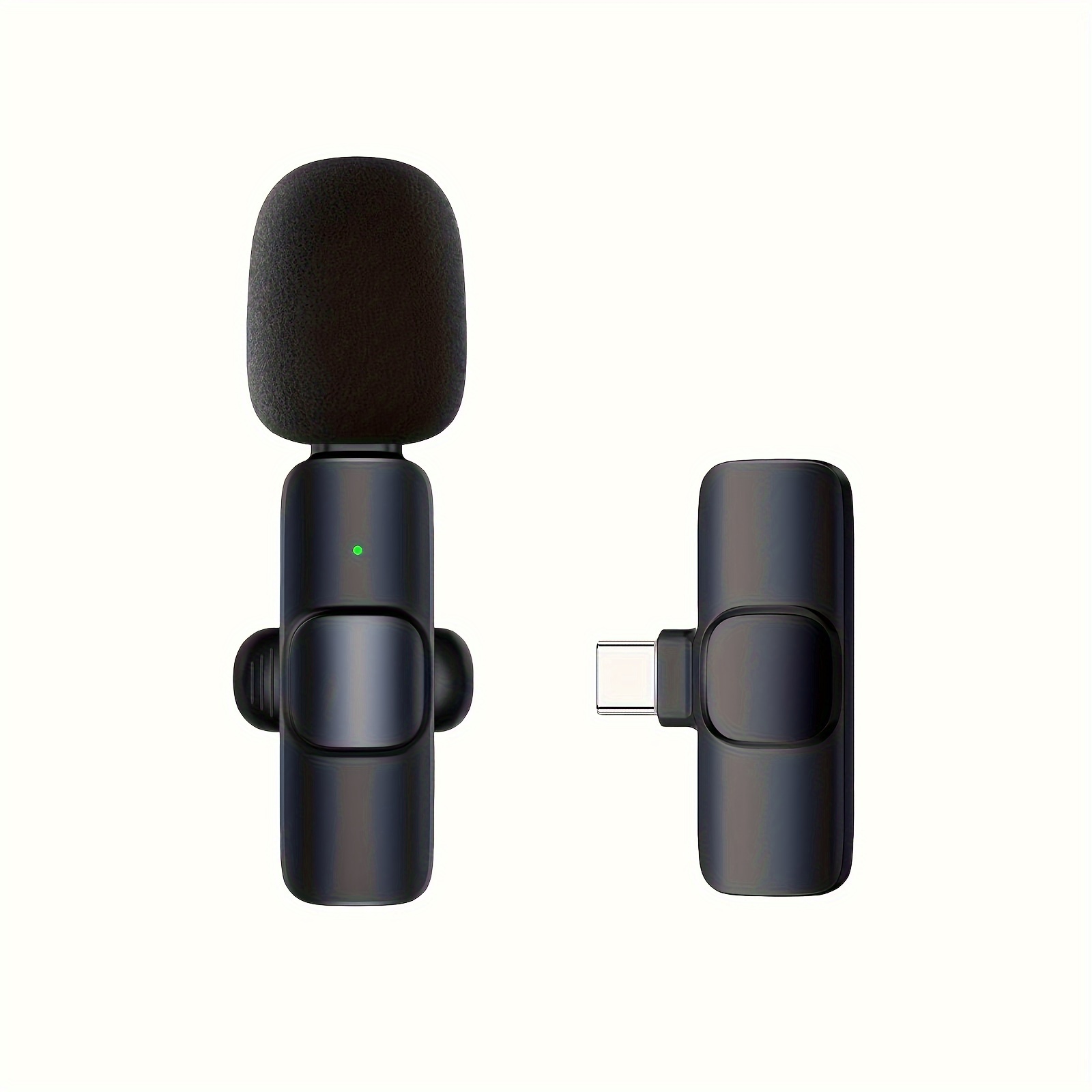 Professional Wireless Microphone Smartphone Laptop Wireless Omnidirectional Condenser Recording Microphone Interviews Video Podcasts Video Diary