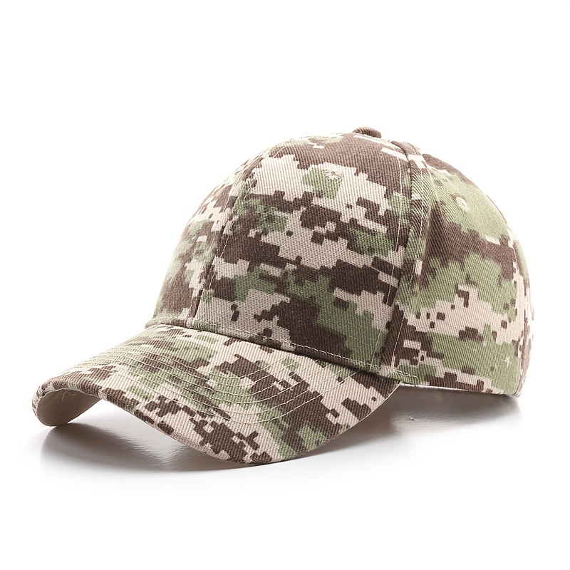 Image of 1pc Camouflage Baseball Caps Men And Women Outdoor Travel Hiking Caps Casual Sports Visor Caps