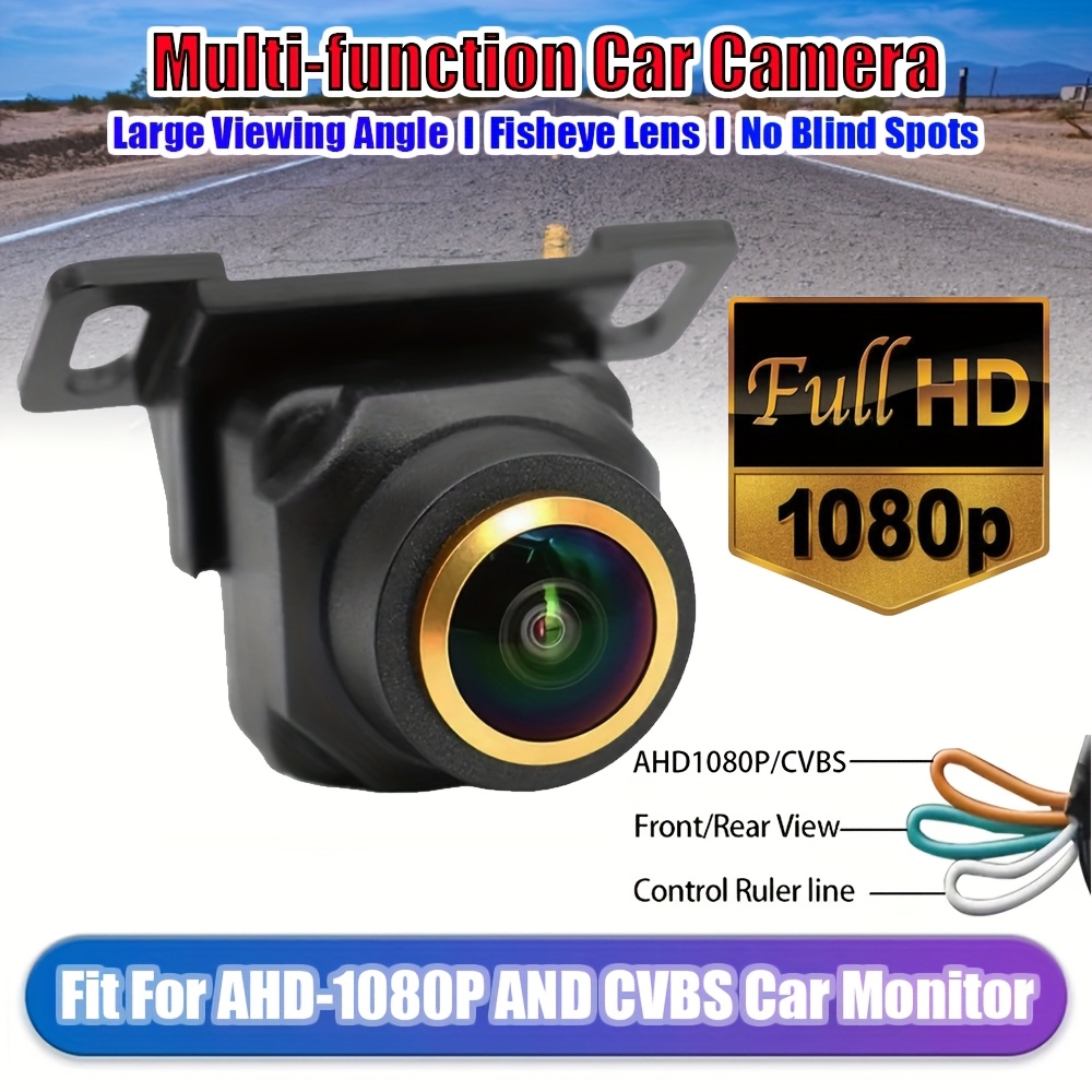ahd 1080p/ fisheye rear view backup camera night vision Temu Oman